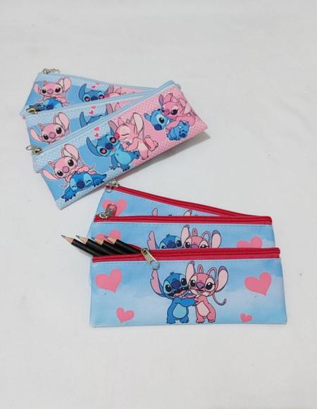 Estojo Slim Personalizado Stitch Tamanho 19x7