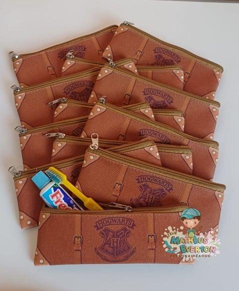 Estojo Slim Porta Higiene Bucal Harry Potter Tam: 19x7