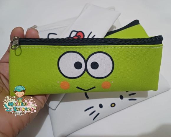 Estojos Slim Personalizado Hello Kitty Tam: 19x7