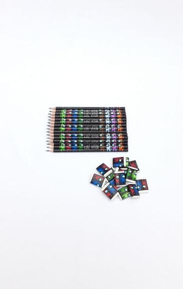 Kit com 2 Lapis e 1 Borracha Personalizado