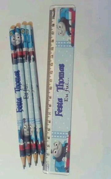 Kit Lápis Personalizado Thomas