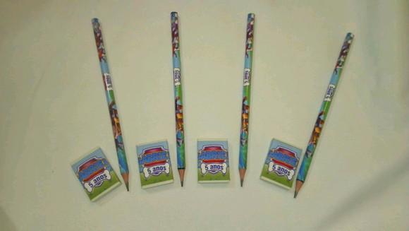 Lapis Borracha Personalizado Tema Patrulha Canina