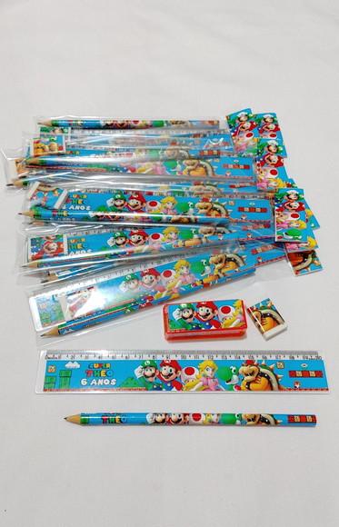 Lapis Borracha Personalizado Tema Super Mario