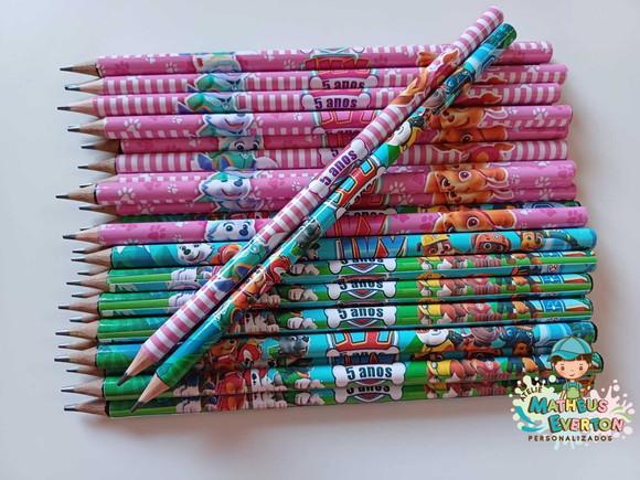 Lápis Personalizado Patrulha Canina
