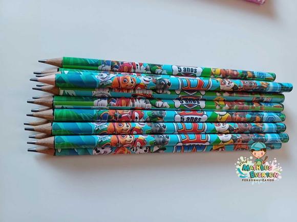 Lápis Personalizado Patrulha Canina