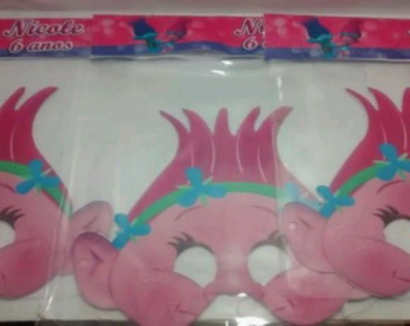 Máscara Personalizada Trolls