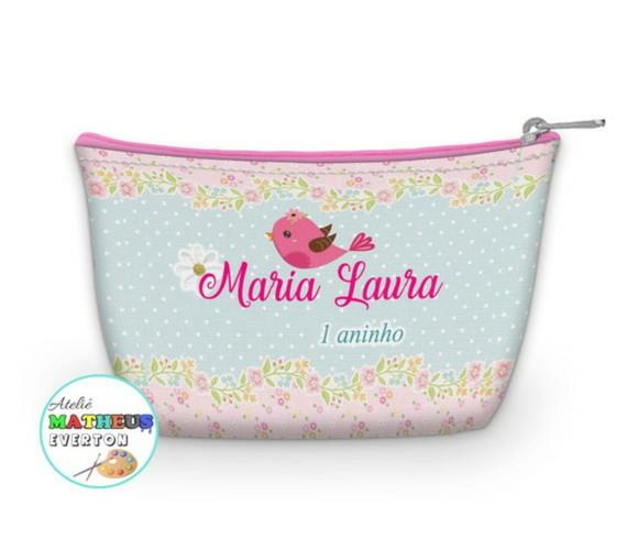 Necessaire Jardim Encantado (faço Outros Temas)