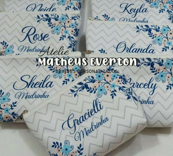 Necessaire Madrinha Noivado, Casamento, Bodas, 15 Anos