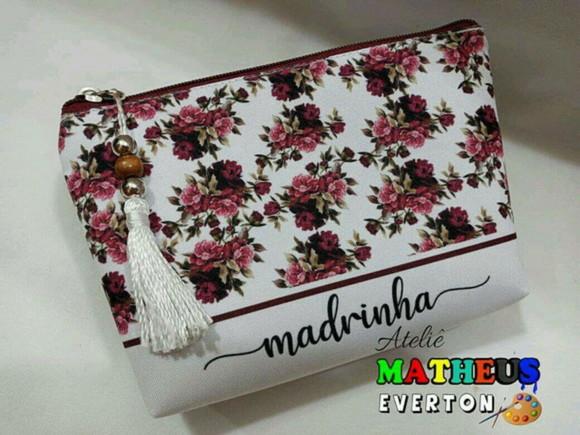 Necessaire Madrinha Noivado, Casamento, Bodas, 15 Anos