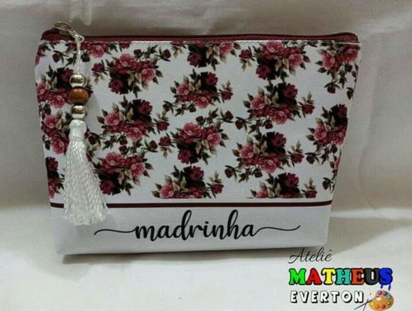 Necessaire Madrinha Noivado, Casamento, Bodas, 15 Anos