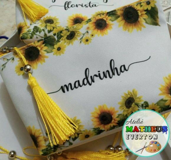 Necessaire Madrinha Noivado, Casamento, Bodas, 15 Anos