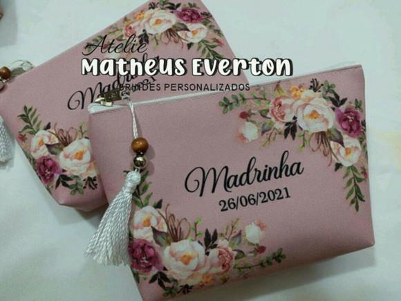Necessaire Madrinha Noivado, Casamento, Bodas, 15 Anos