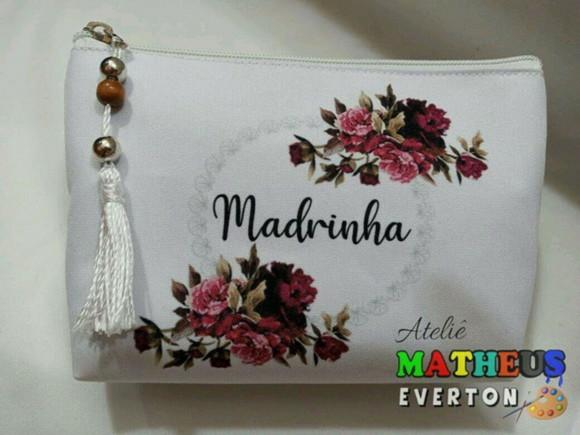 Necessaire Madrinha Noivado, Casamento, Bodas, 15 Anos