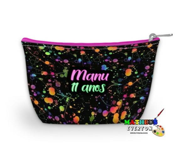 Necessaire Personalizada Balada Neon