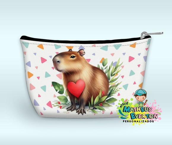 Necessaire Personalizada Capivara (faço Outros Temas).