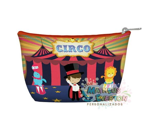 Necessaire Personalizada Circo (faço Outros Temas)