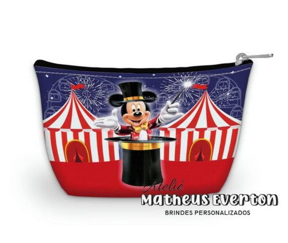 Necessaire Personalizada Circo do Mickey (faço Outros Temas)