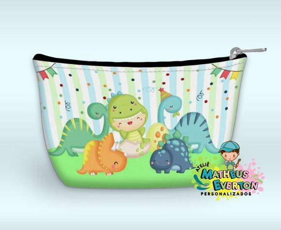 Necessaire Personalizada Dino Baby (faço Outros Modelos).