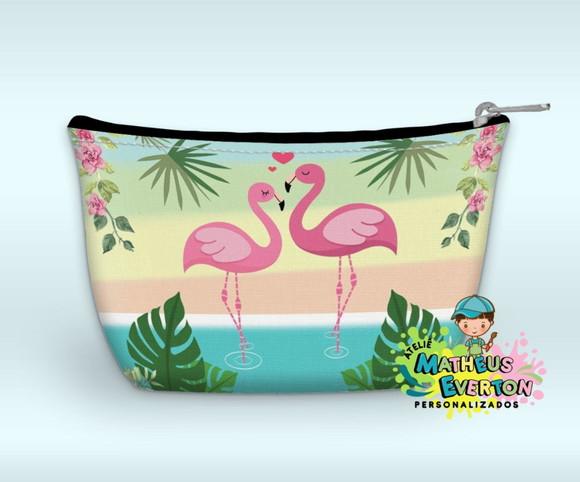 Necessaire Personalizada Flamingo