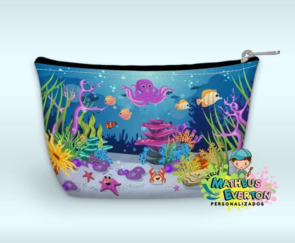 Necessaire Personalizada Fundo do Mar