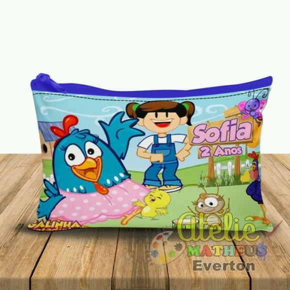 Necessaire Personalizada Galinha Pintadinha