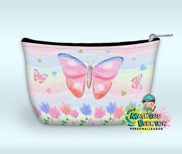 Necessaire Personalizada Jardim das Borboletas