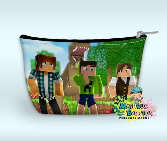 Necessaire Personalizada Minecraft (faço Outros)