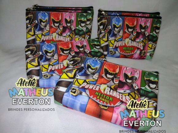Necessaire Personalizada Power Rangers