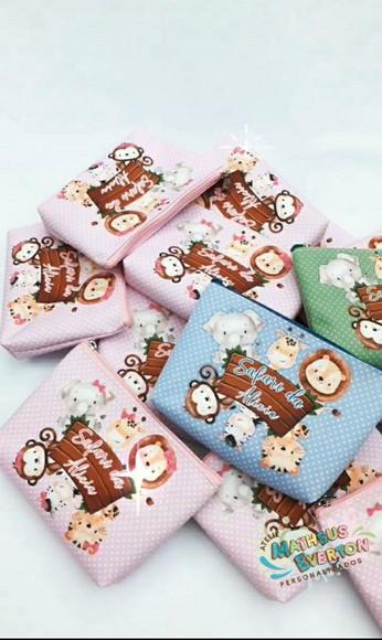 Necessaire Personalizada Safari Baby ( Faço Todos os Temas )