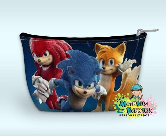 Necessaire Personalizada Sonic 3