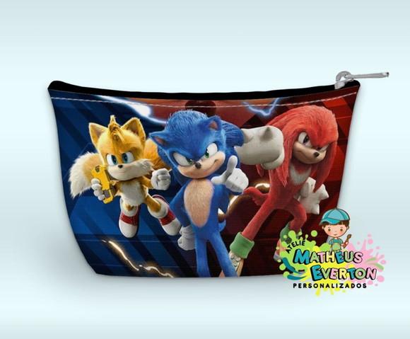 Necessaire Personalizada Sonic 3
