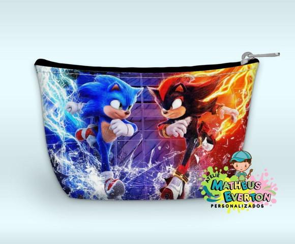 Necessaire Personalizada Sonic 3
