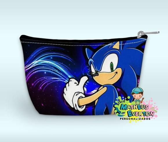 Necessaire Personalizada Sonic 3