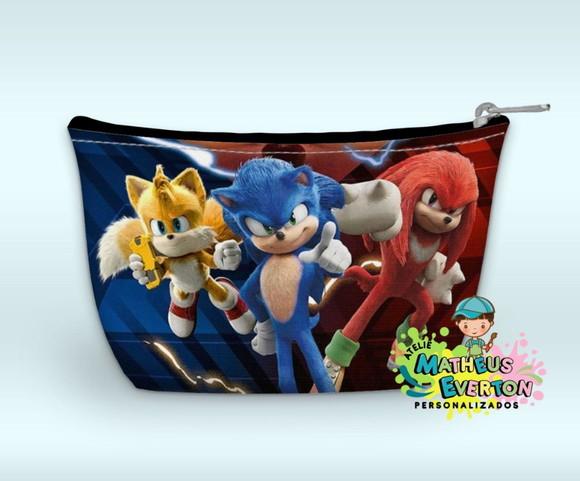 Necessaire Personalizada Sonic 3