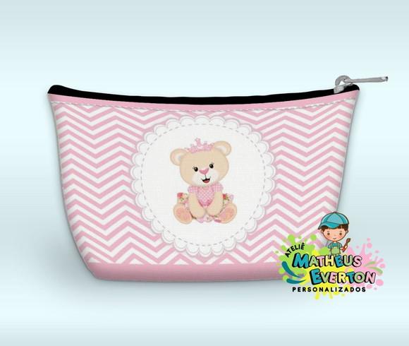 Necessaire Personalizada Ursinha Princesa