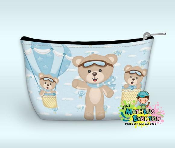 Necessaire Personalizada Ursinho Aviador