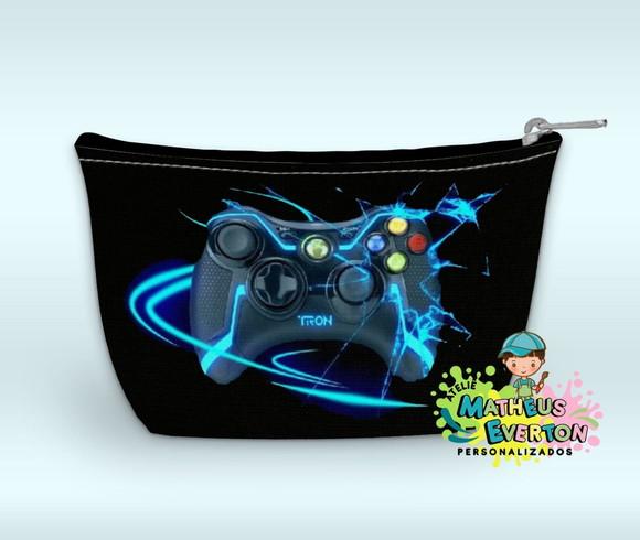 Necessaire Personalizada Video Game (faço Outros Modelos).