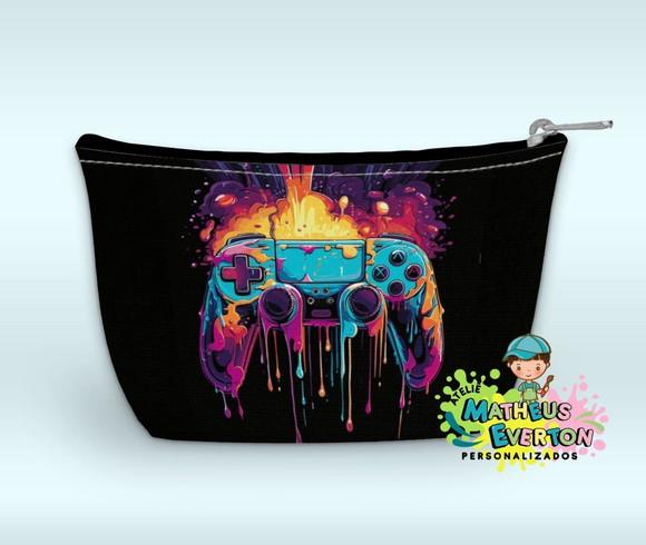 Necessaire Personalizada Video Game (faço Outros Modelos).