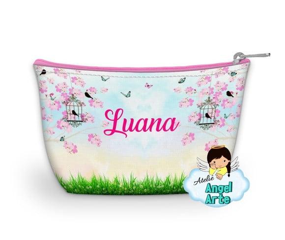 Necessaire Personalizado Jardim Encatado