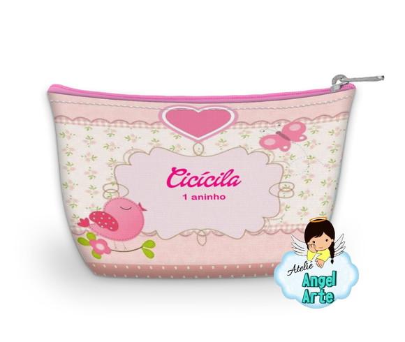 Necessaire Personalizado Jardim Encatado