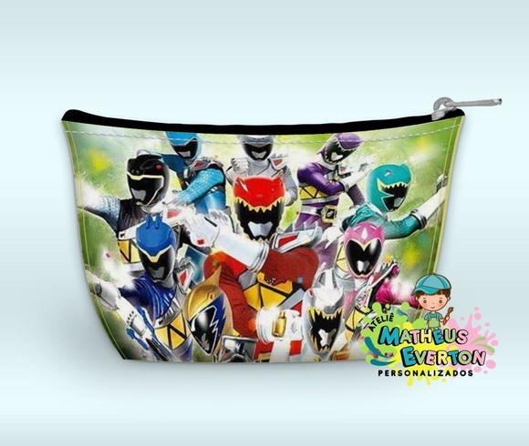 Necessaire Power Rangers Dino Charge ( Faço Outros Modelos )