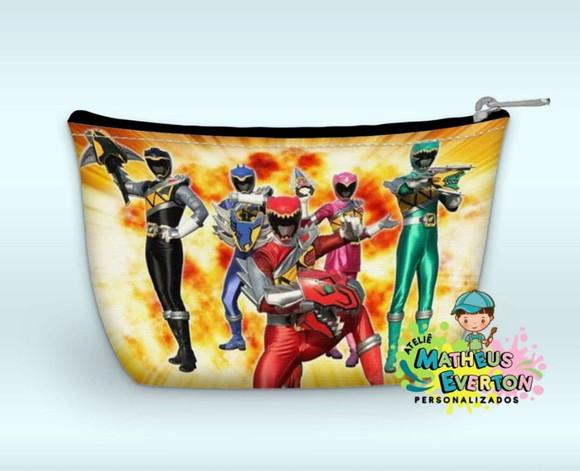 Necessaire Power Rangers Dino Charge ( Faço Outros Modelos )