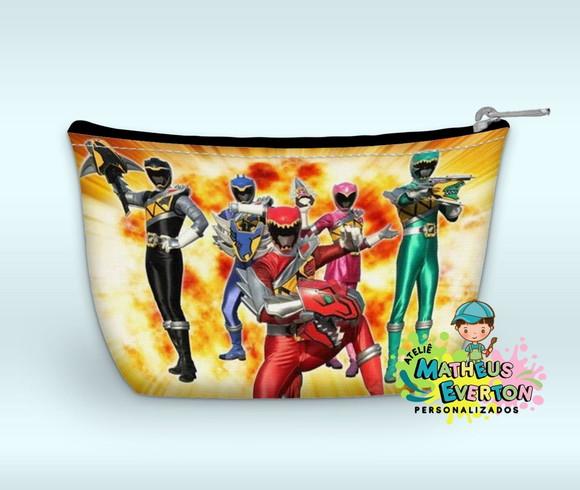 Necessaire Power Rangers Dino Charge ( Faço Outros Modelos )
