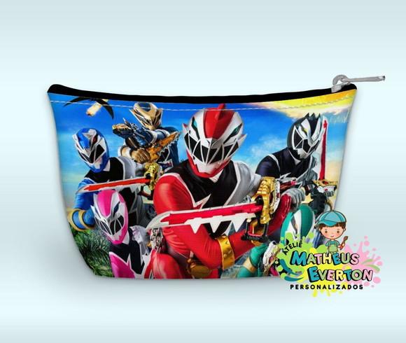 Necessaire Power Rangers Dino Fury ( Faço Outros Modelos )