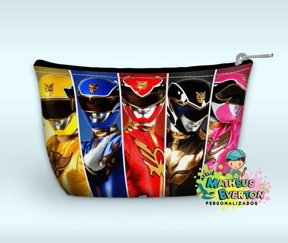 Necessaire Power Rangers Megaforce (faço Outras Temporadas)