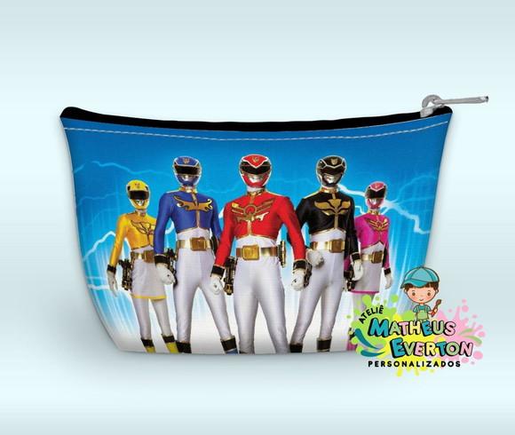 Necessaire Power Rangers Megaforce (faço Outras Temporadas)