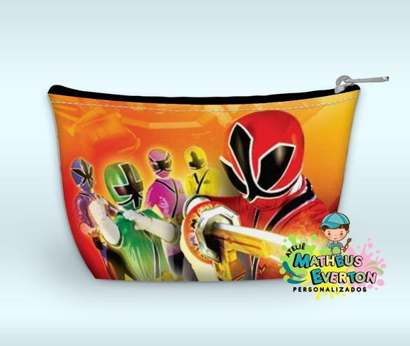 Necessaire Power Rangers Samurai (faço Outros Modelos).