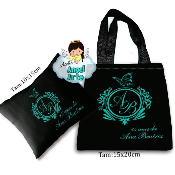 Sacola Ecobag e Almofada 15 Anos ( Somente Sacola)