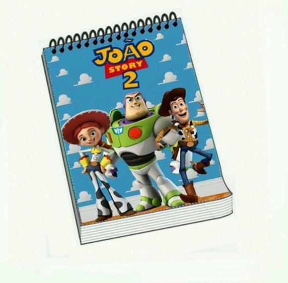 20 Bloquinho Personalizado Toy Story