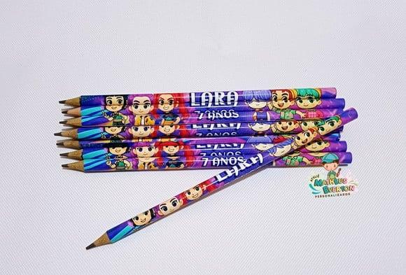 25 Lapis Personalizado Guerreiras de K-pop Cute